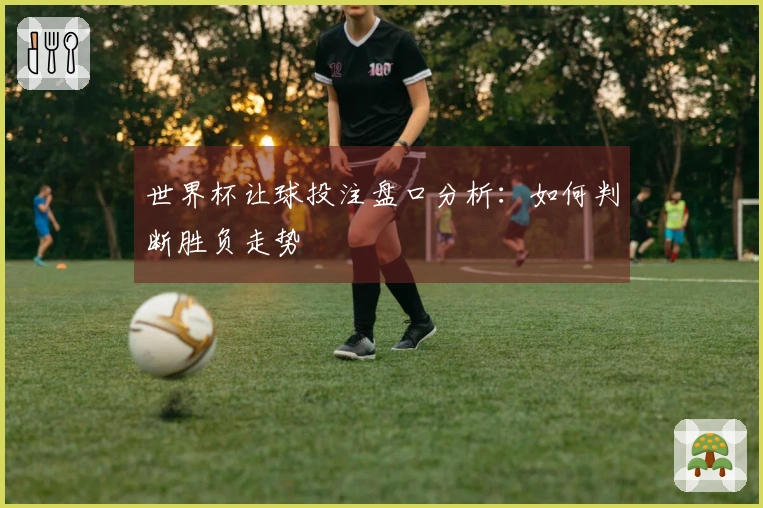 世界杯让球投注盘口分析：如何判断胜负走势
